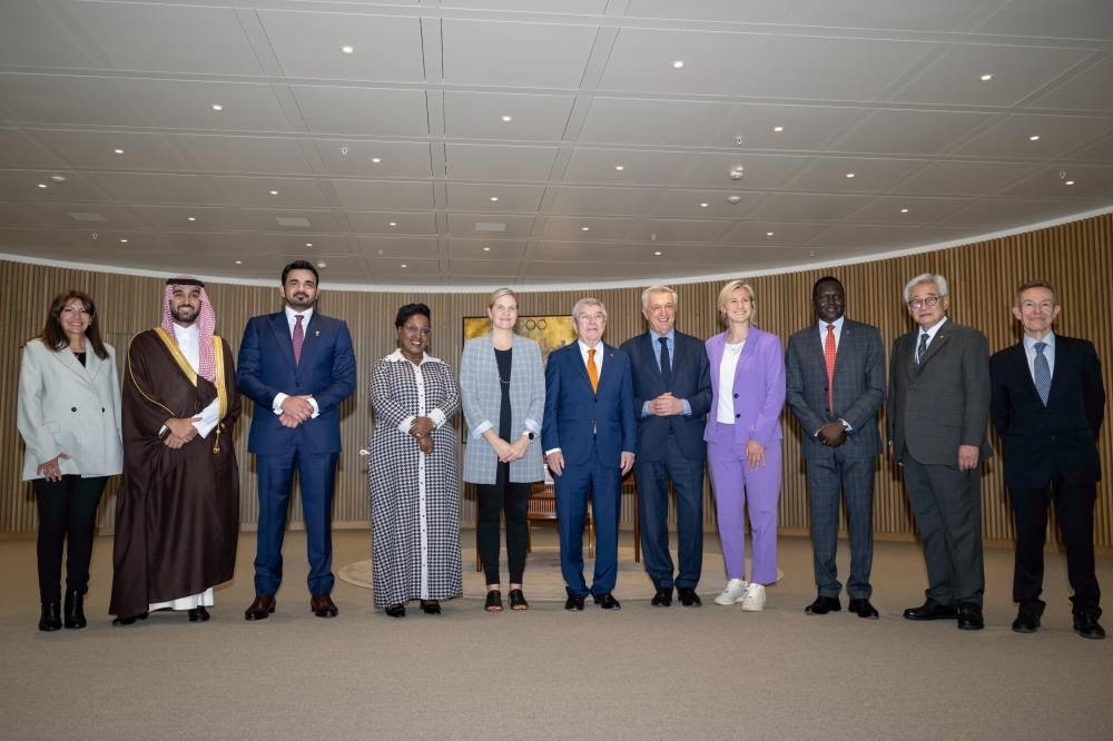 Sheikh Joaan attends Olympic Refuge Foundation's Annual Board Meeting
