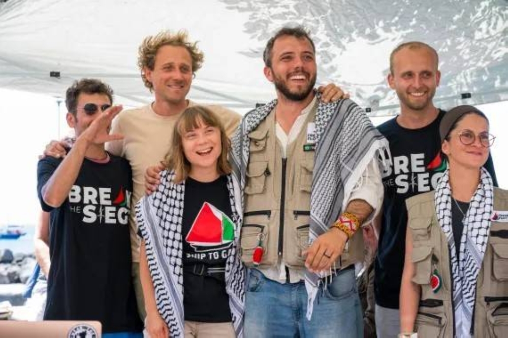Greta Thunberg, other activists continue their journey to Gaza by sea