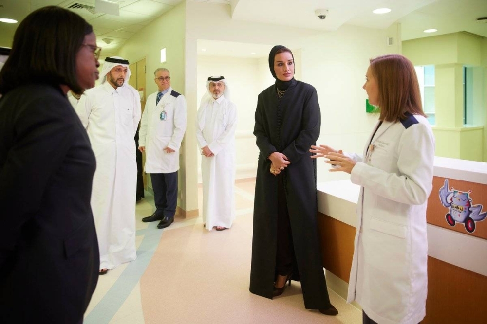 Sheikha Moza opens HSCT ward at Sidra Medicine