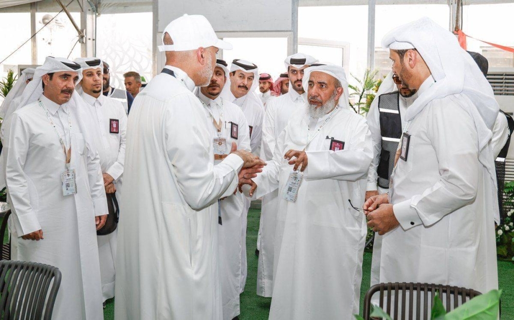 Awqaf minister tours Qatar pilgrims' camps at holy sites of Mina, Arafat