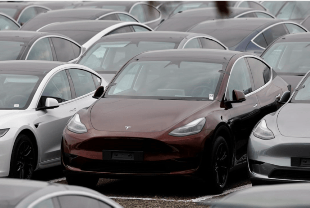 Tesla shares fall as growing Trump-Musk spat rattles investors