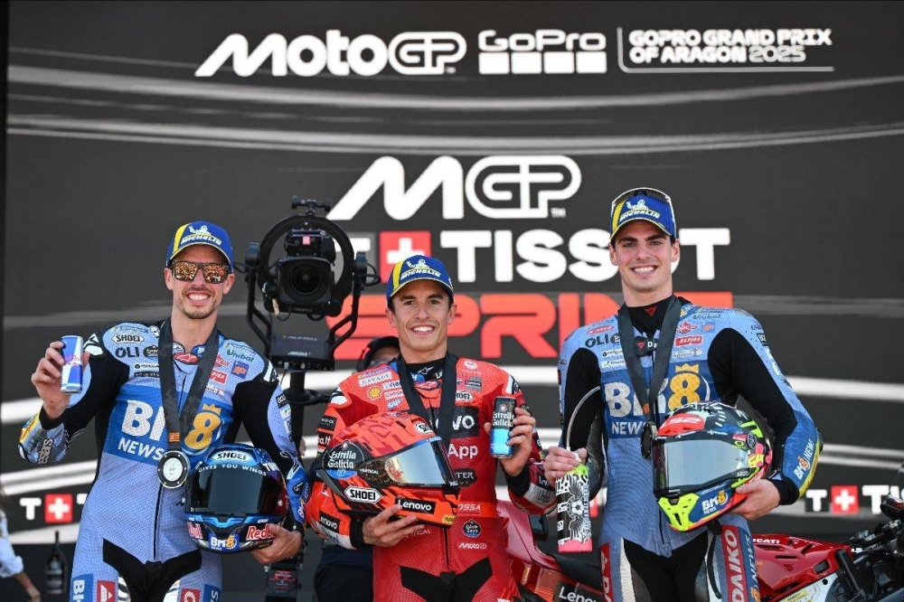 Marc wins Aragon GP sprint to extend lead in title race