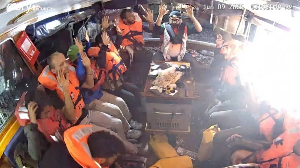 Israeli forces seize Gaza-bound aid boat, detain Thunberg, activists