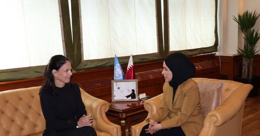 Sheikha Alya, UN officials discuss Qatar-UN cooperation