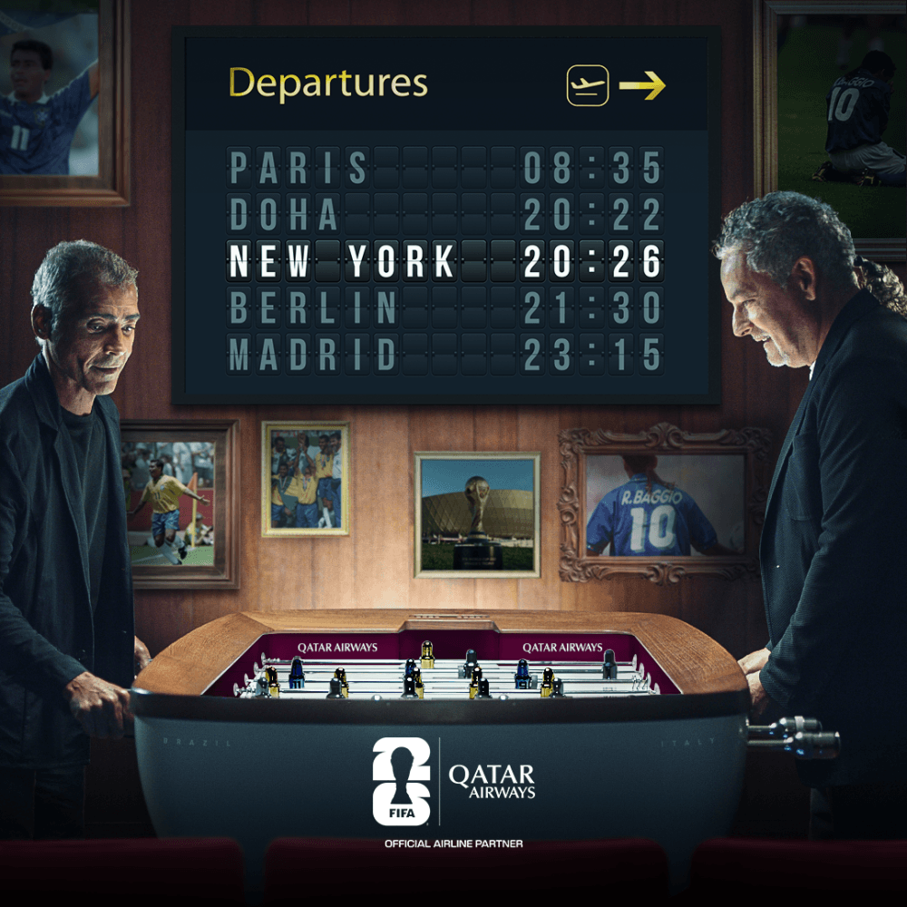 Qatar Airways launches one year to go campaign, reuniting legends ahead of FIFA World Cup 2026