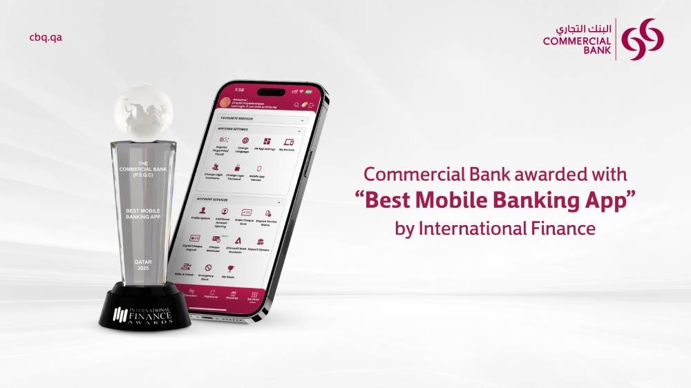 CB awarded with best mobile banking app by International Finance