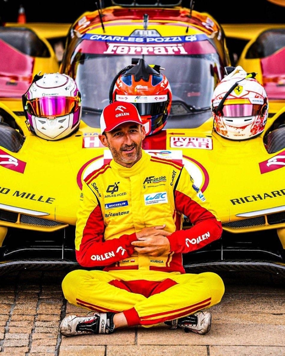 Former F1 driver Kubica leads Ferrari to Le Mans 24 Hours win
