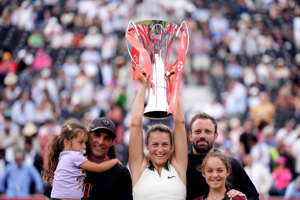 Tatjana Maria becomes oldest WTA 500 winner with Queen's triumph