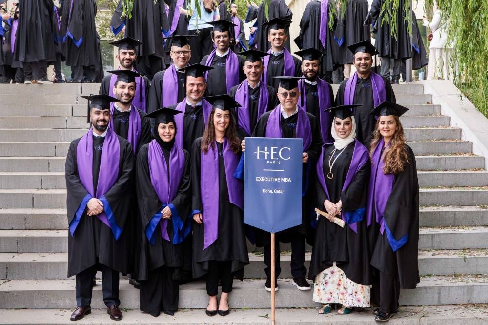 HEC Paris Middle East cohort celebrated at main campus commencement ceremony
