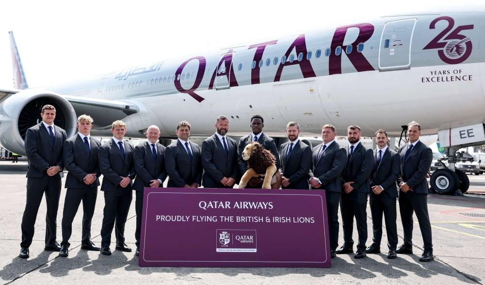 British & Irish Lions soar to Australia on special QA flight ahead of 2025 tour