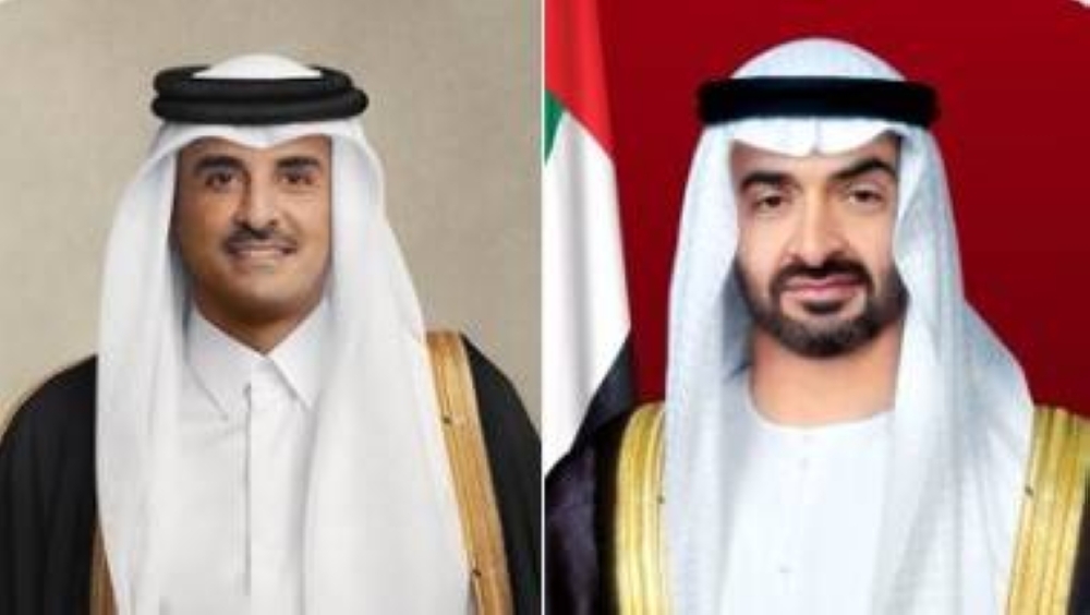 Amir, UAE president discuss bilateral relations, regional, international developments