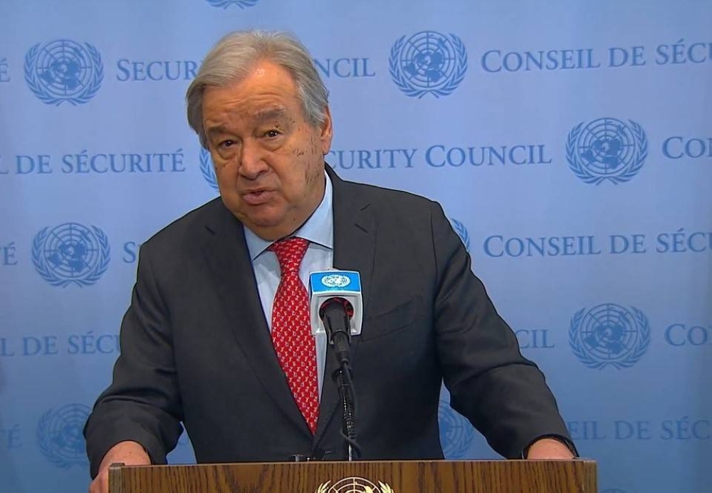 UN secretary-general condemns Iranian attack on Al Udeid Air Base in Qatar