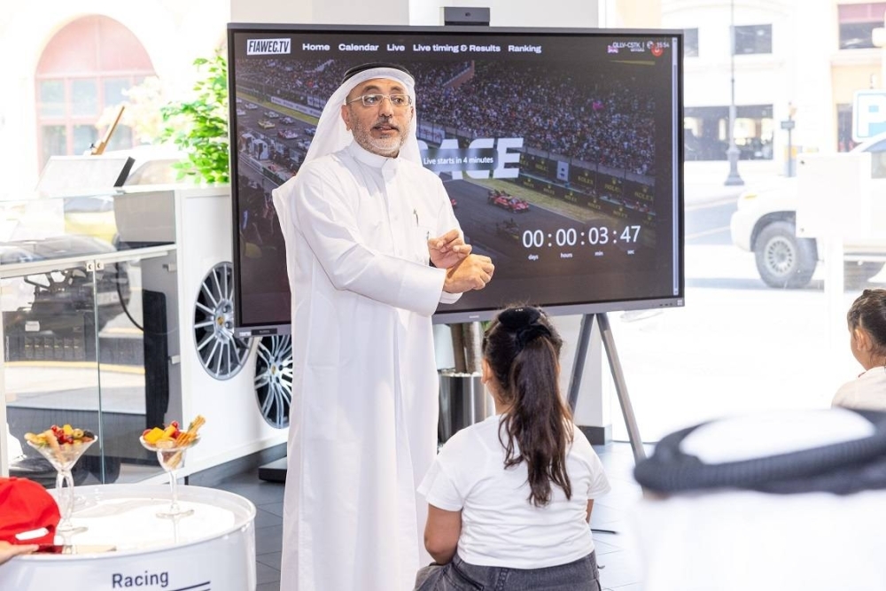 Porsche Centre Doha live-streams Le Mans 24-Hour race at its showroom