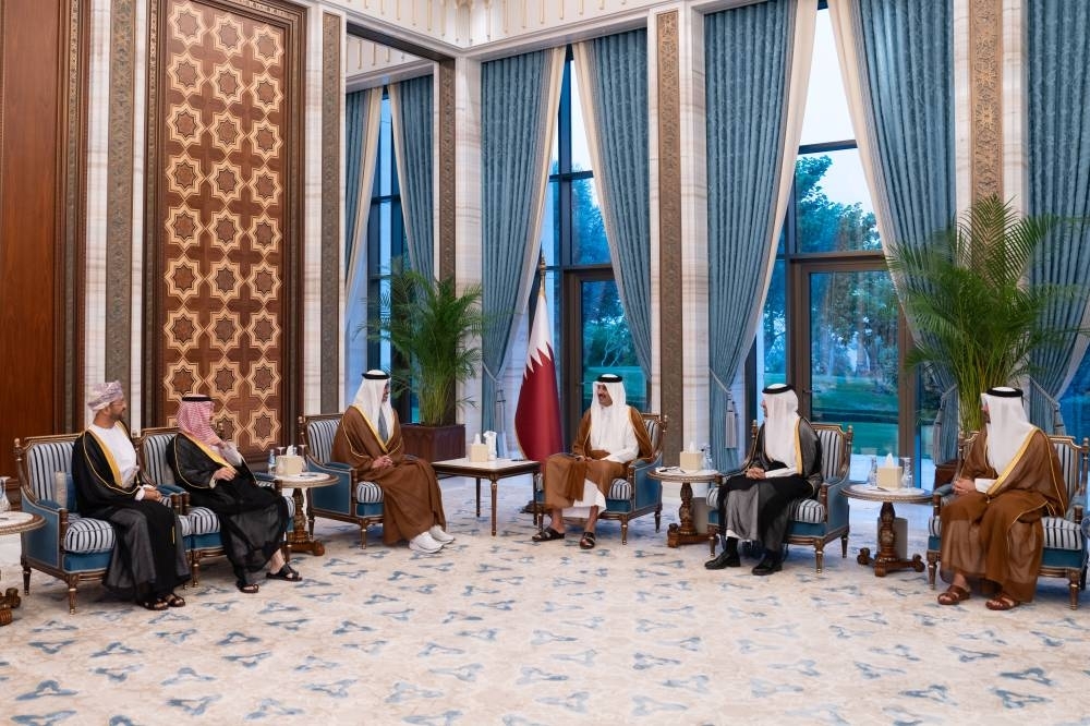 Amir meets GCC foreign ministers