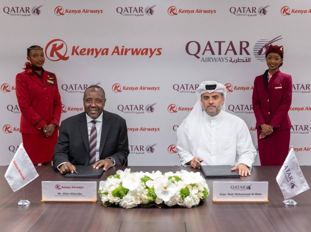 Qatar Airways, Kenya Airways seal strategic partnership