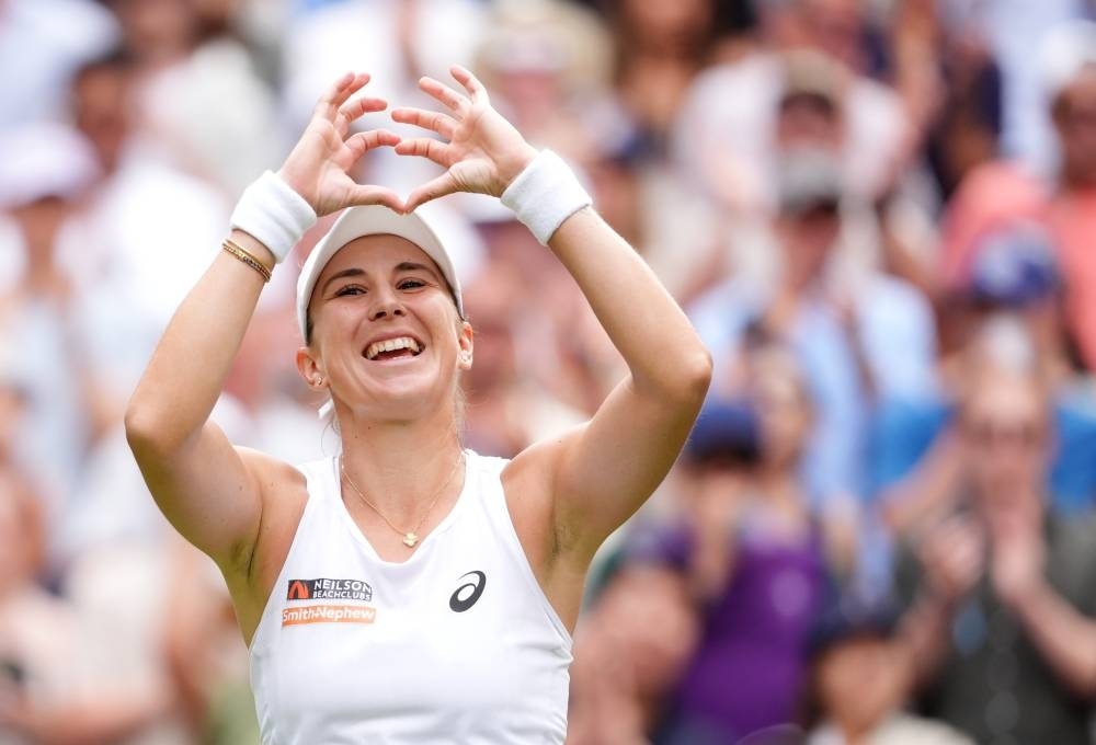 Bencic knocks out Andreeva to reach maiden Wimbledon semis