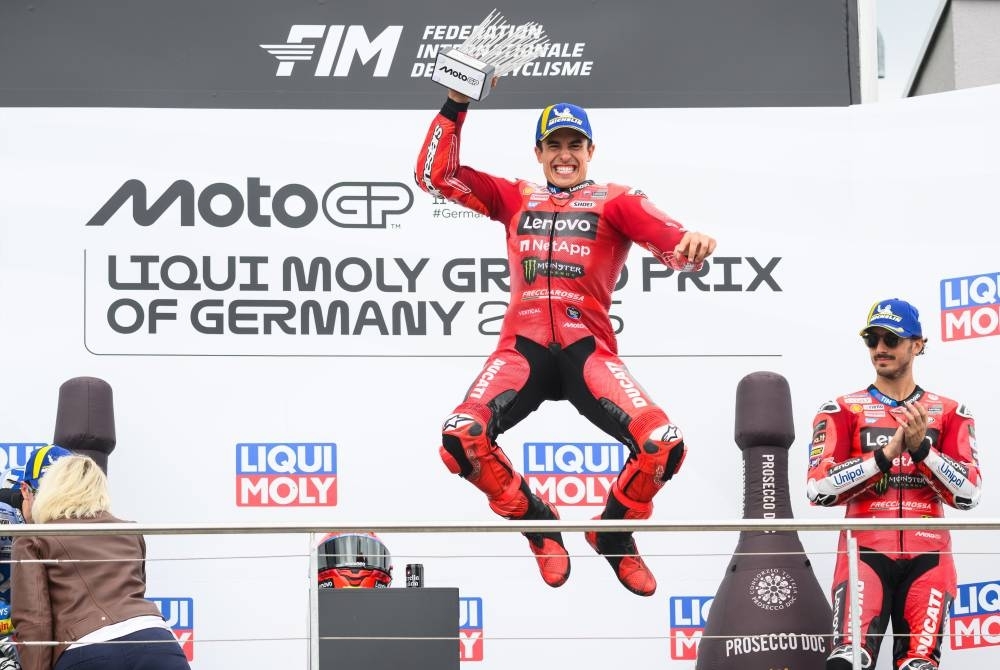 Marc Marquez celebrates 200th MotoGP win at Sachsenring