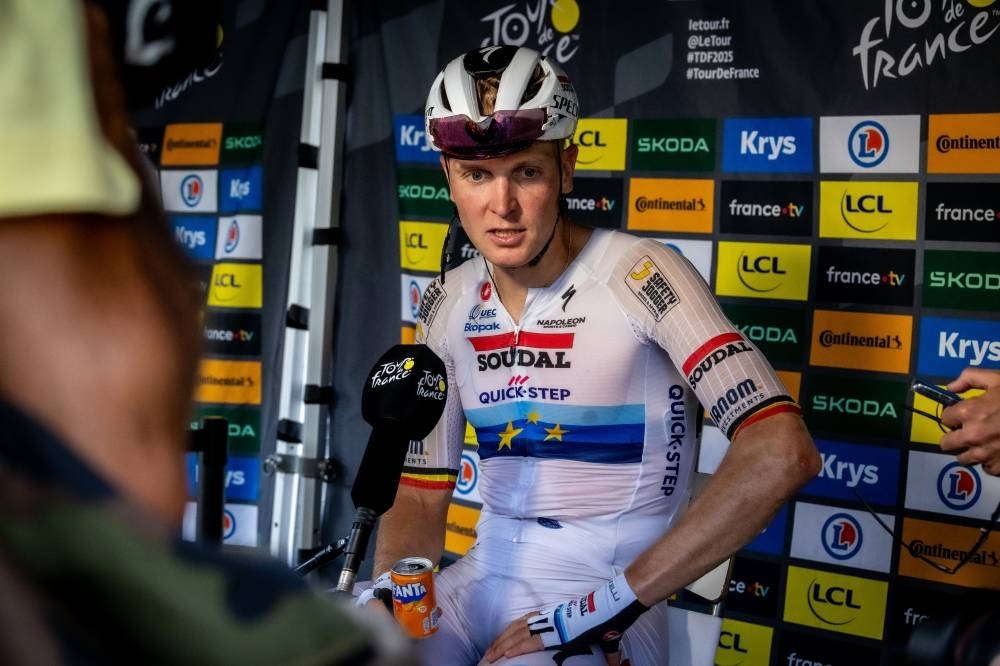 Merlier out-sprints Milan to win stage nine of Tour de France