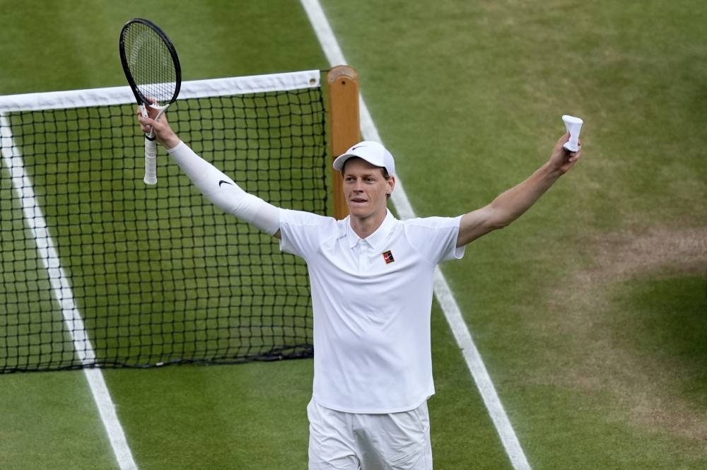 Italy celebrates first Wimbledon singles winner in Jannik