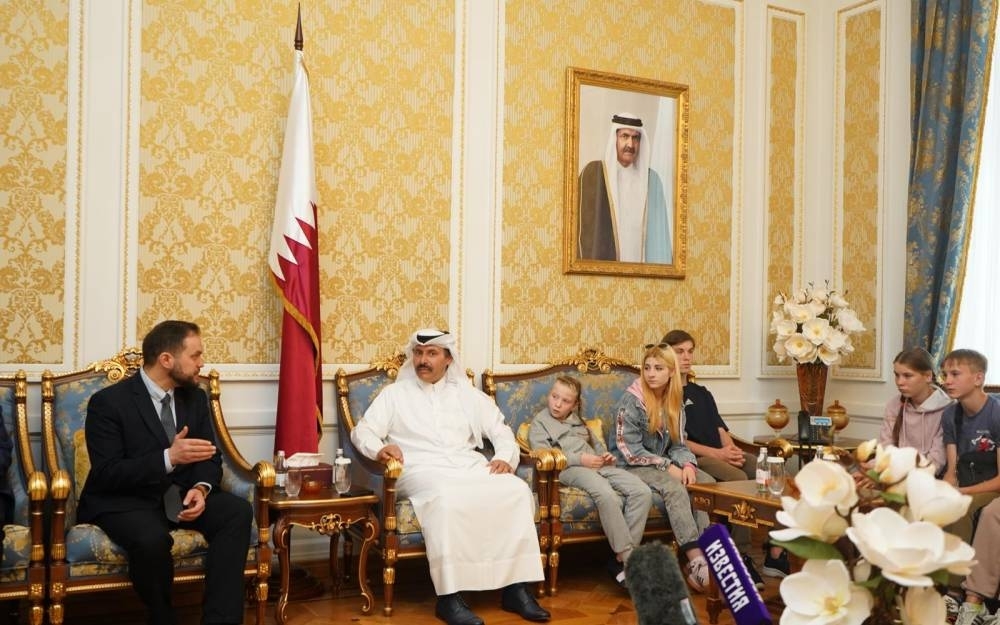 Qatar helps reunite children with their families in Ukraine, Russia