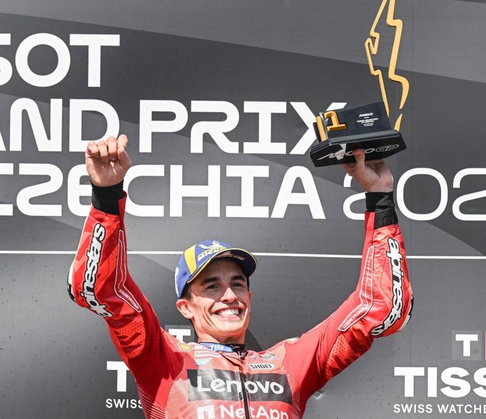 Marquez fends off Bezzecchi for Czech MotoGP victory