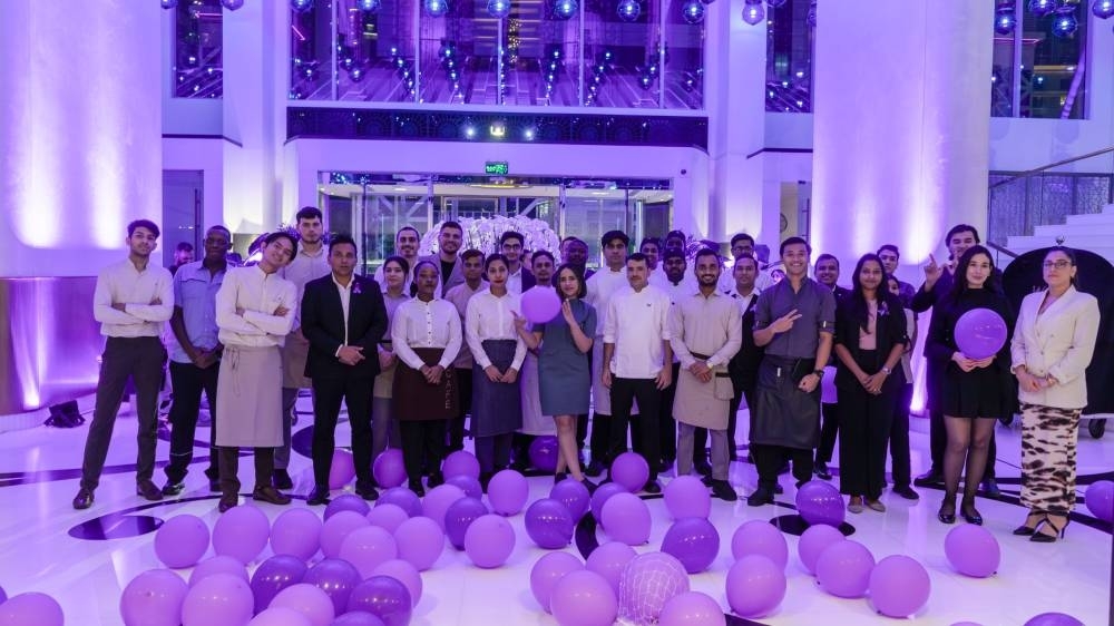 W Doha champions inclusivity by participating in the Purple Saturday initiative