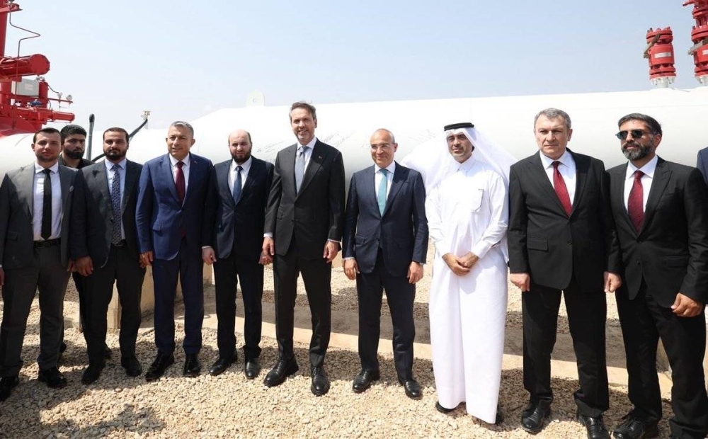 Supported by Qatar, natural gas flows from Azerbaijan to Syria via Turkiye