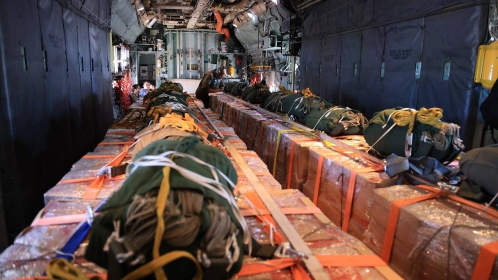 Five countries complete 90 aid airdrops over Gaza