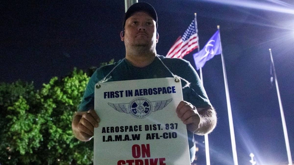 Over 3,000 Boeing defense workers go on strike amid contract dispute