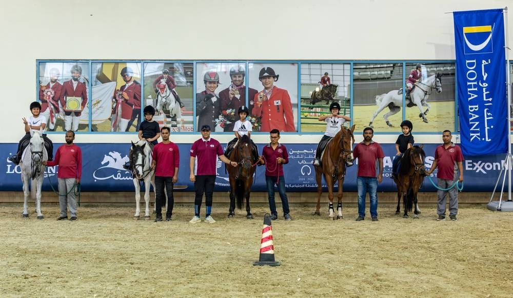 Doha Bank, Qatar Equestrian Federation join hands to train young riders at summer camp