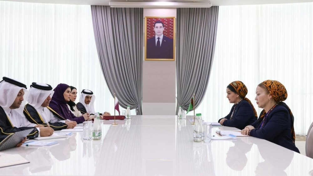 Al Misnad meets Turkmenistan's Red Crescent chair