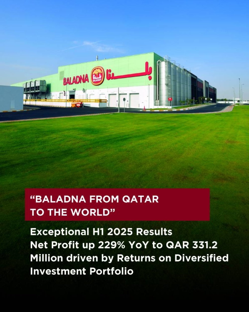 Baladna records exceptional H1 2025 results