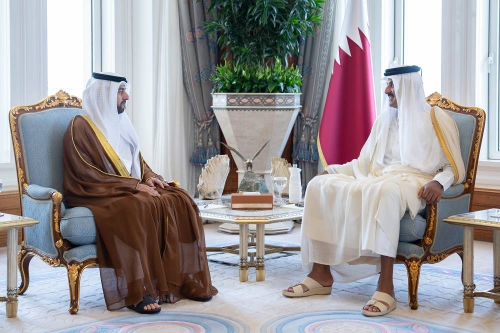 Amir grants Al Wajbah decoration to UAE's ambassador