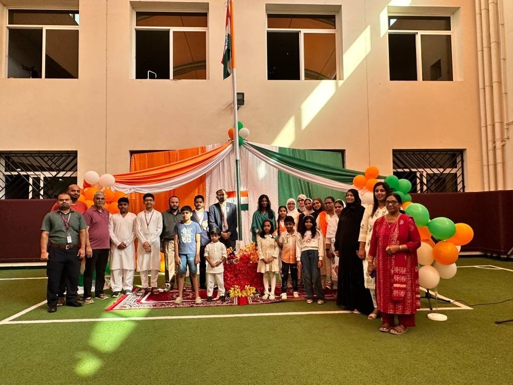 Enthusiasm, zeal in MESIS celebration of India's 79th Independence Day