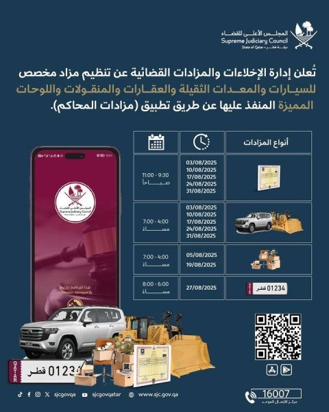 مزادات للسيارات والعقارات والمنقولات