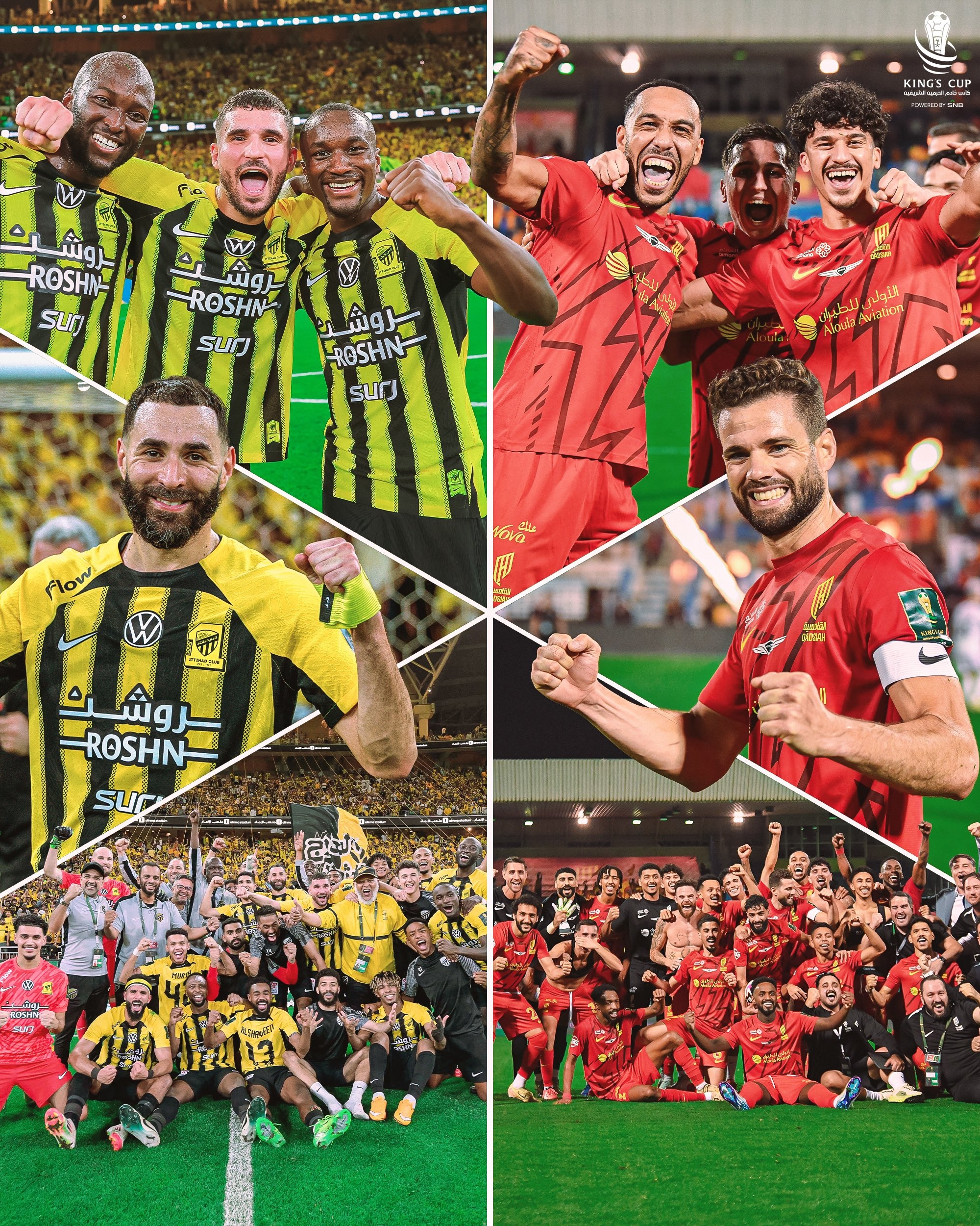 تعرف على موعد نهائي كأس الملك بين الاتحاد والقادسية بجدة