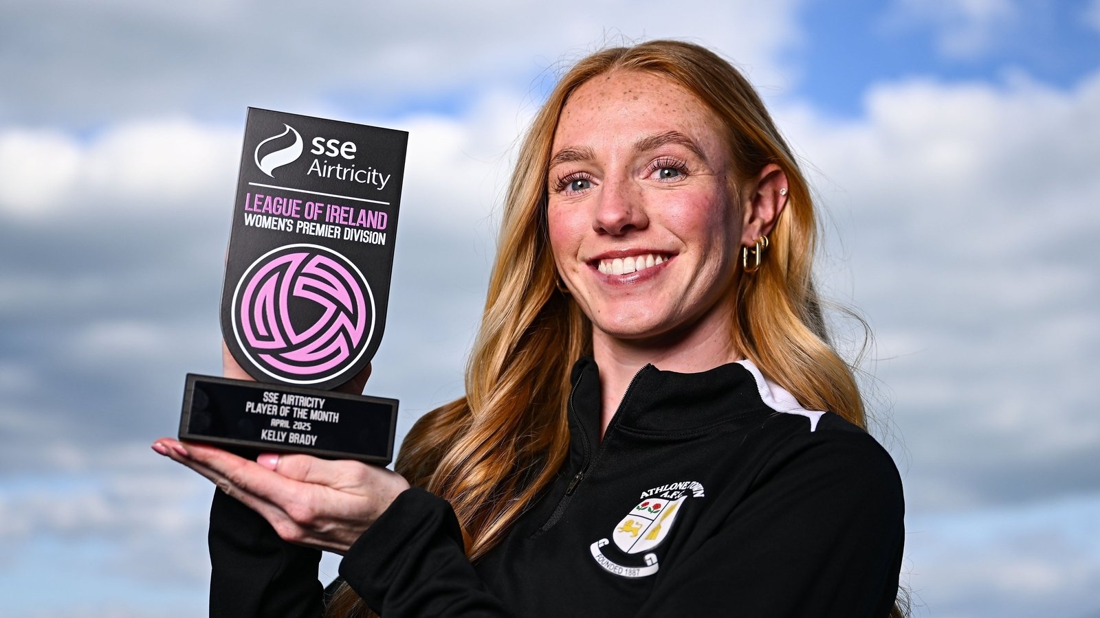 Red-hot striker Kelly Brady lands April player of the month award