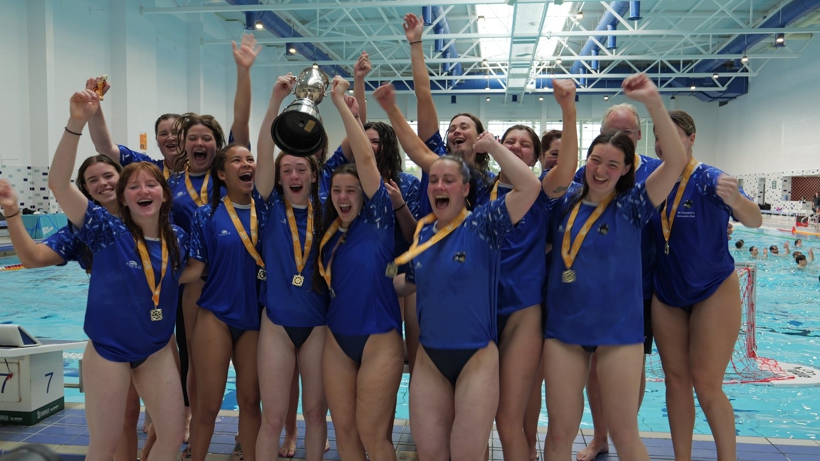 St Vincent's ladies win Irish water polo cup on penalties