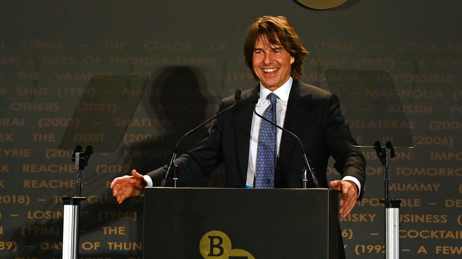 Tom Cruise says receiving BFI fellowship is 'absolutely extraordinary'