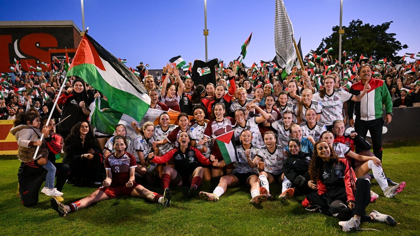 Palestinian women's team 'playing for survival' despite tear gas attacks