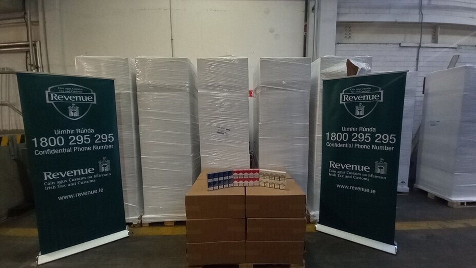 Cigarettes worth almost €9 million seized at Dublin Port