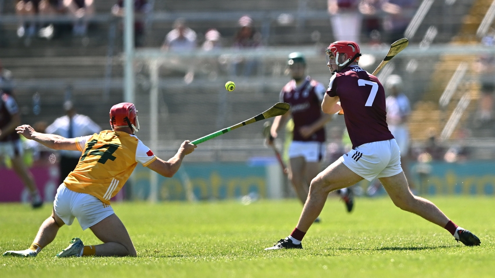 Galway annihilate 14-man Antrim in Salthill sunshine