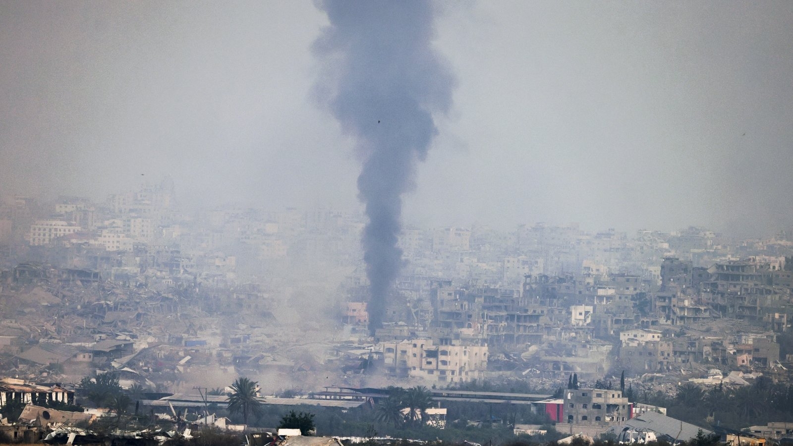 Israel airstrikes kill at least 100 in Gaza amid ceasefire talks