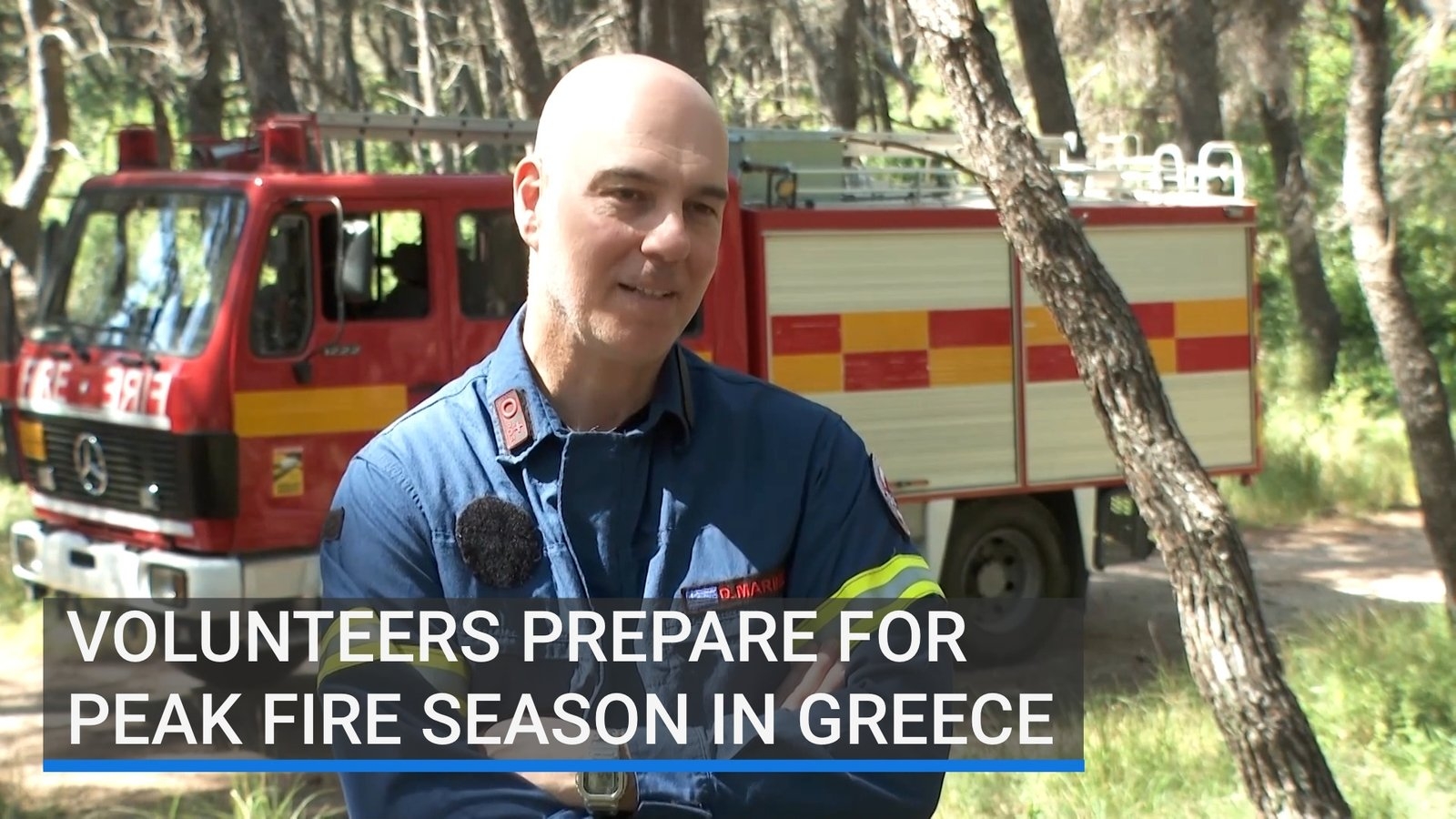 Watch: Volunteers prepare for peak fire season in Greece