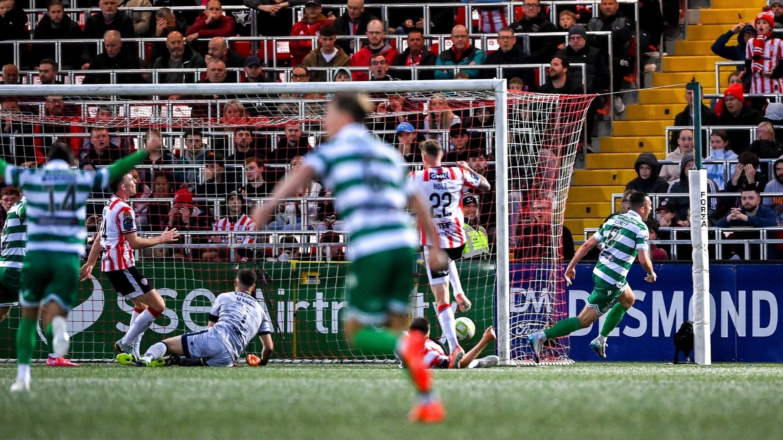 Shamrock Rovers extend league lead with comeback victory over Derry City