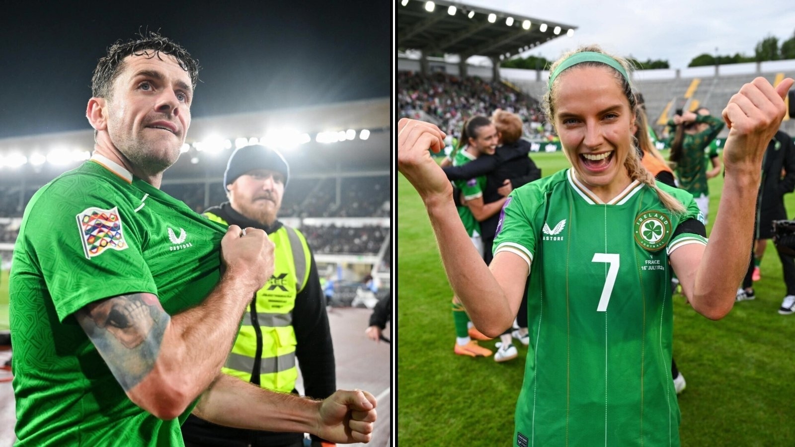 Robbie Brady and Julie-Ann Russell nominated for two gongs apiece at FAI International Awards