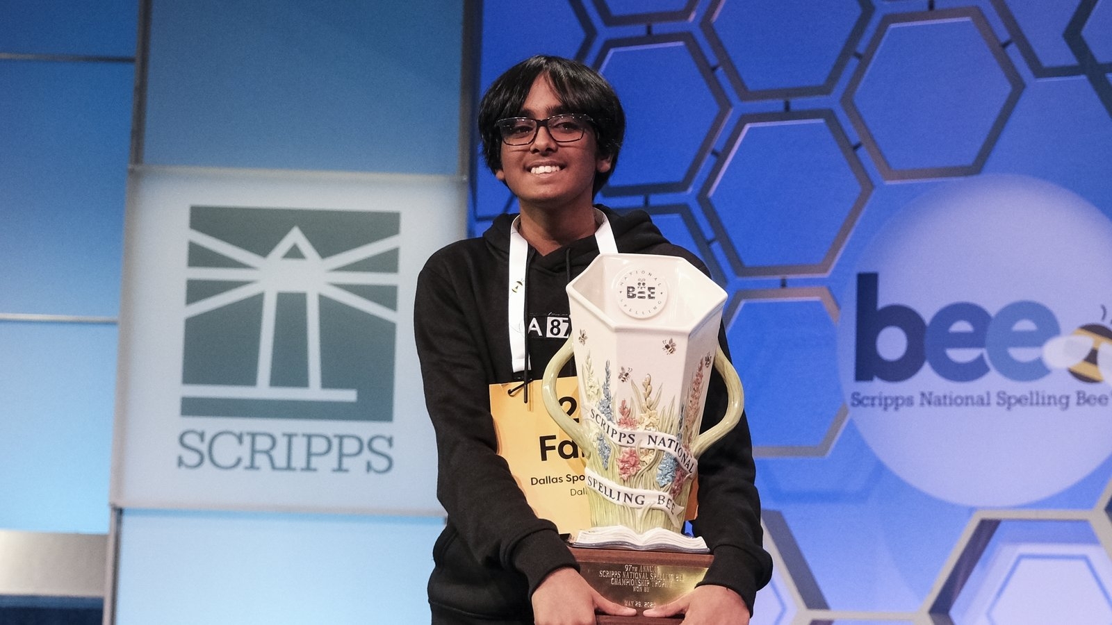 US boy wins Spelling Bee after coming in second place last year