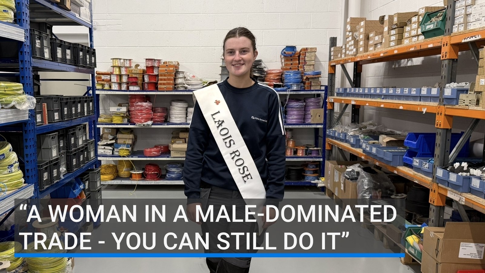 Laois Rose hopes to inspire young women to consider apprenticeships
