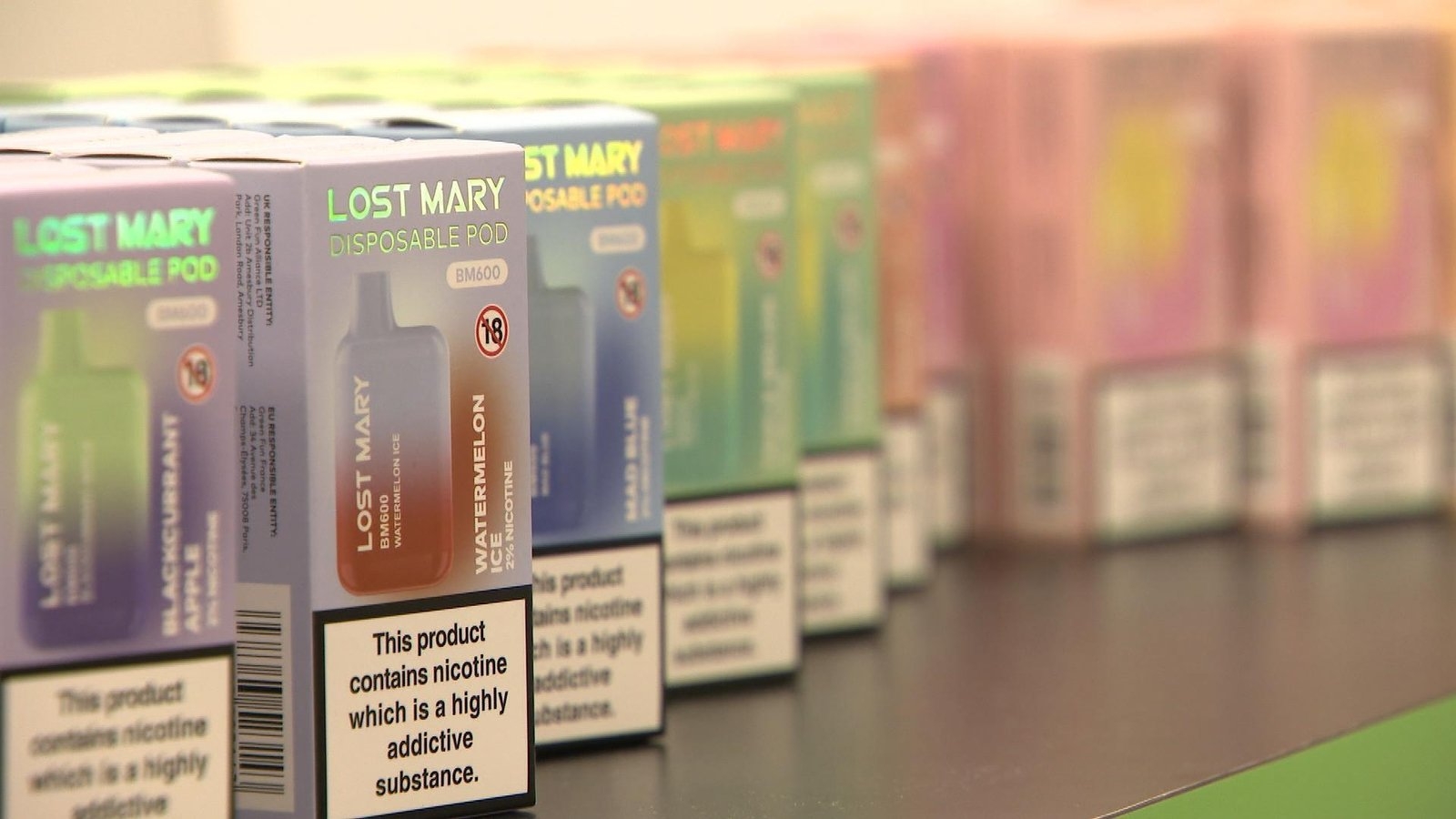 Ban on sale of single-use vapes comes into effect in NI
