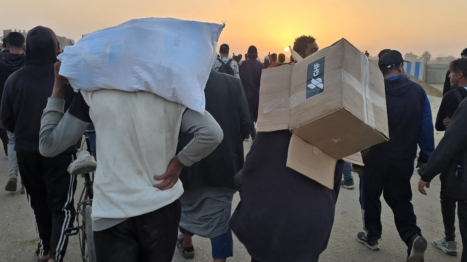 At least 20 reported killed near Gaza aid distribution point
